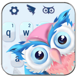 ikon Cute owl animal keyboard