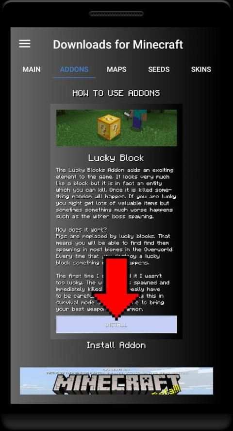 Downloads for MCPE скриншот 1