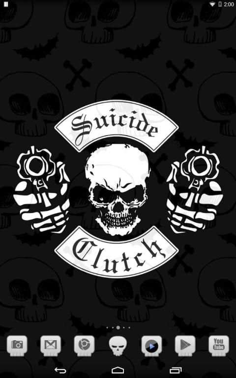 Skull theme 4 تصوير الشاشة