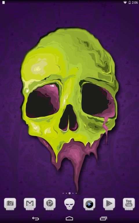 Skull theme 3 تصوير الشاشة