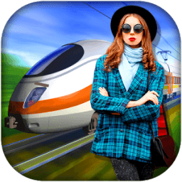Bullet Train Photo Frame Photo Editor أيقونة
