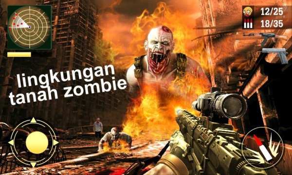 penembak pertahanan zombie screenshot 3