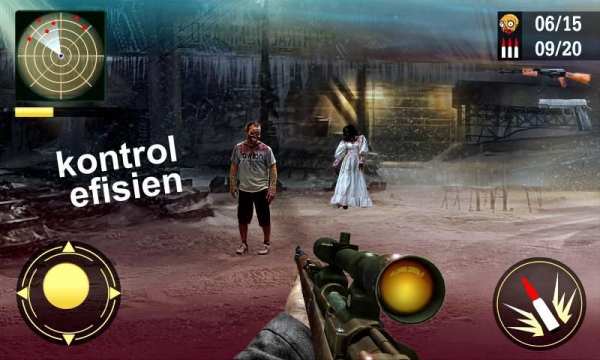 penembak pertahanan zombie screenshot 4
