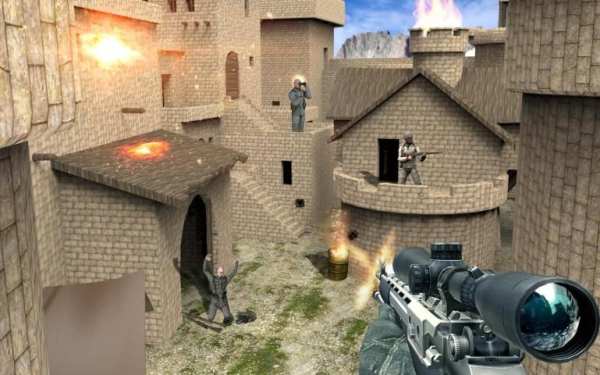 Sniper Shoot Down: Game Shooting Gratis screenshot 3