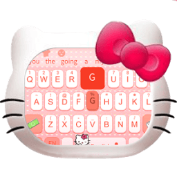 ikon Cute Pink Kitty Keyboard