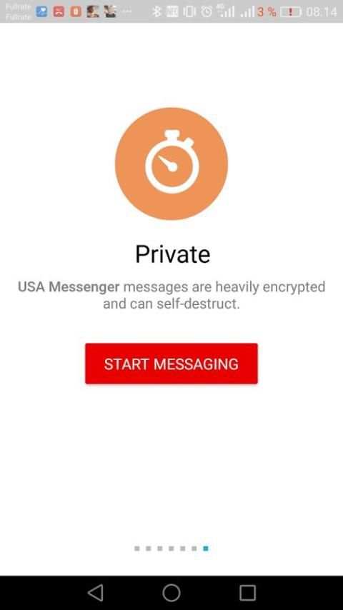 WhatsUp USA Messenger screenshot 1
