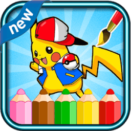 Coloring book for pokem fans icon