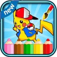 Coloring book for pokem fans