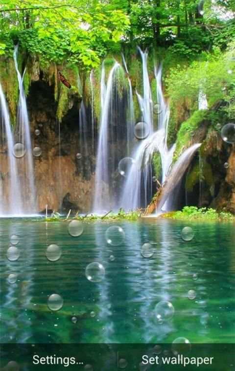 Waterfall Wallpaper HD скриншот 6