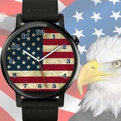 USA Flag Watch Face screenshot 2