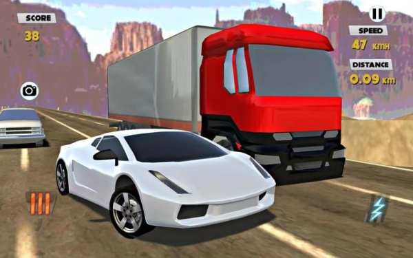 Heavy Racing In Car Traffic Racer Speed Driving скриншот 3