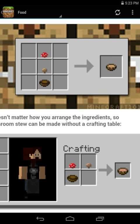 Crafting Guide For Minecraft screenshot 1