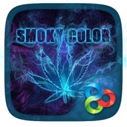 Smoky Color 3D Go Launcher Theme أيقونة