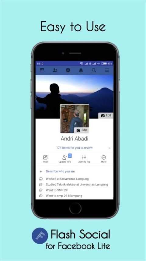 Flash Social for Facebook Lite screenshot 4