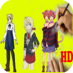 How to Draw An Anime Girl أيقونة