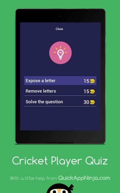 Cricket Player Quiz screenshot 1