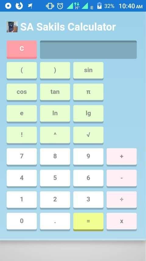 SA Sakils Calculator screenshot 3