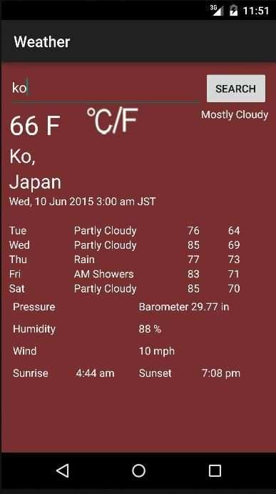 Weather 4 تصوير الشاشة