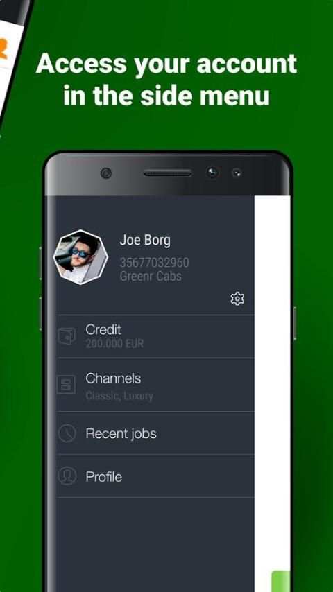 Greenr Cabs Malta Drivers' App скриншот 2