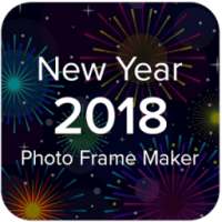 New Year 2018 Photo Frame Maker on 9Apps