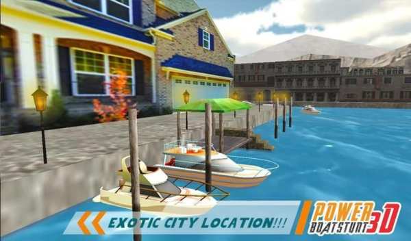 Speed Boat Racing Stunt Mania screenshot 1