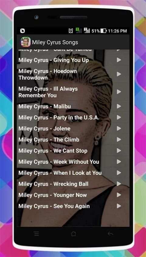 Miley Cyrus Songs screenshot 1