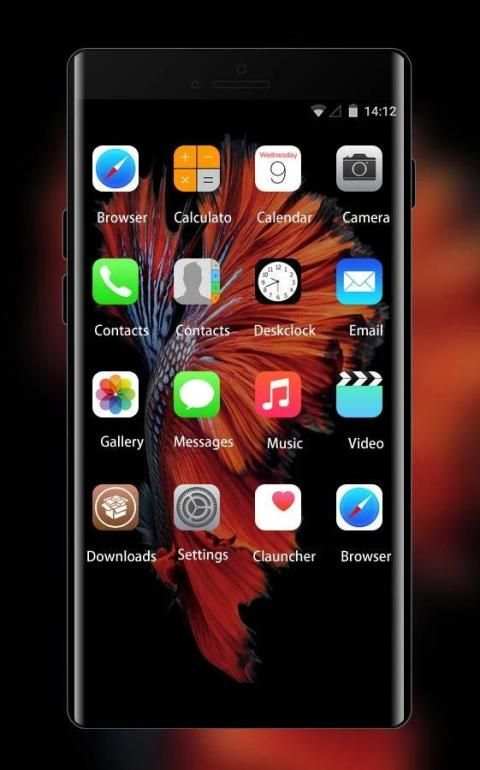 Бесплатная тема для iphone обои 6S ios launcher скриншот 3
