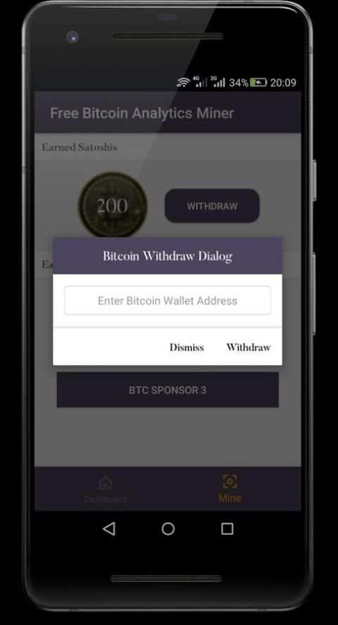 Free Bitcoin Analytics and BTC Miner screenshot 1