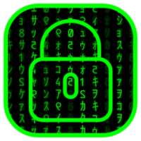 MatriX Lock: Animate PIN Lock Screen Code Effect
