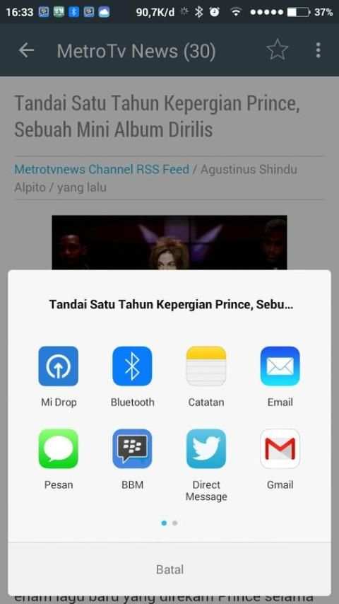 Berita Musik screenshot 1
