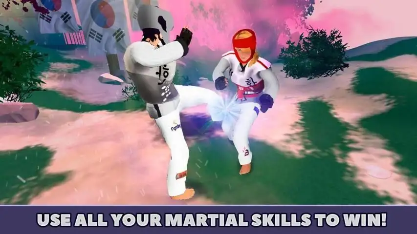 Taekwondo Fighting Tiger 3D 2 تصوير الشاشة