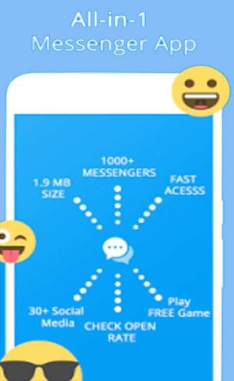 Messenger - Video Call, Text, SMS, Email 3 تصوير الشاشة