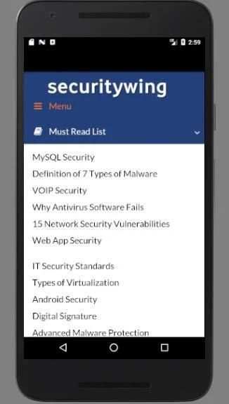 securitywing screenshot 1