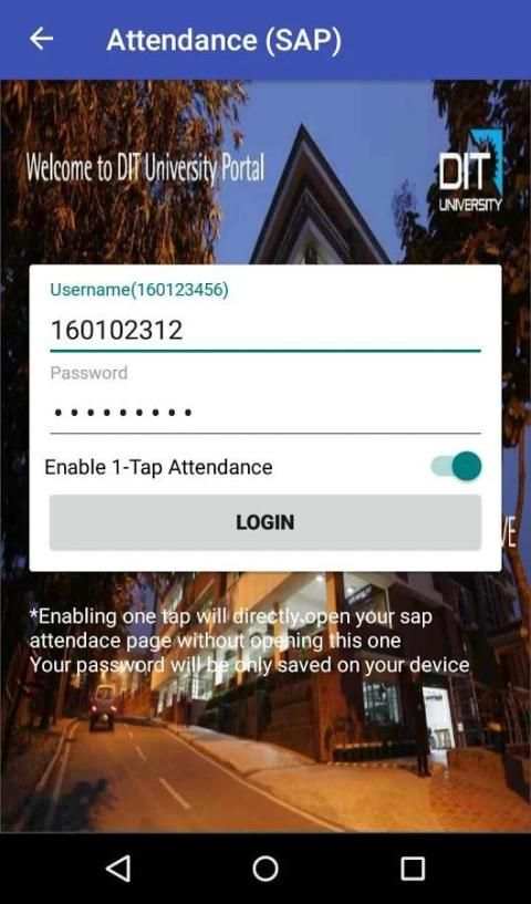 DITU Student App скриншот 5