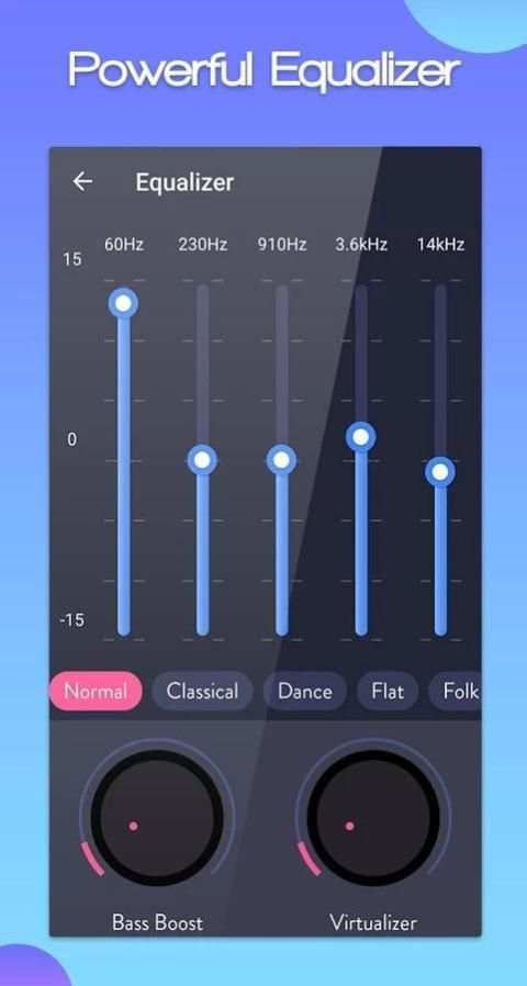 Music Player - Mp3 Player, Equalizer & Booster 4 تصوير الشاشة