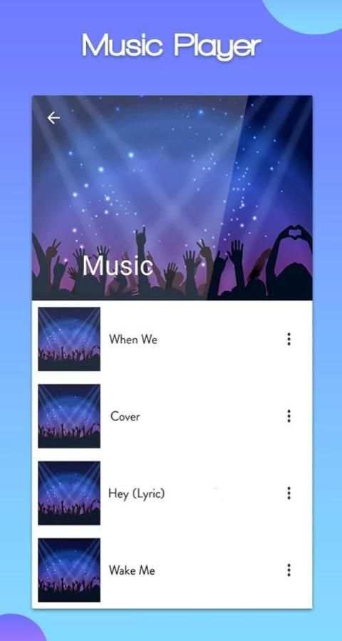 Music Player - Mp3 Player, Equalizer & Booster 5 تصوير الشاشة
