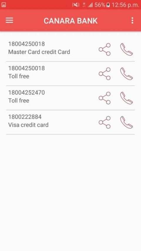 All Customer Care Numbers скриншот 2