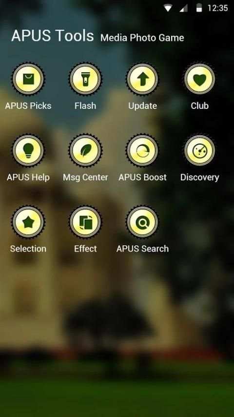 Clear Day-APUS Launcher theme скриншот 1