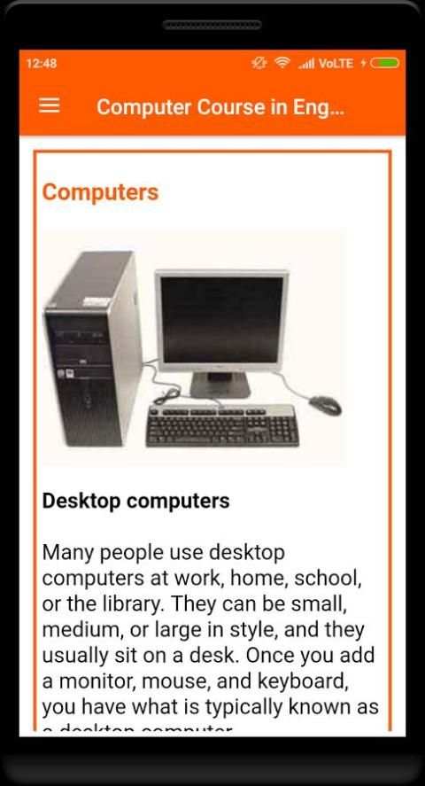 Computer Course in English screenshot 2