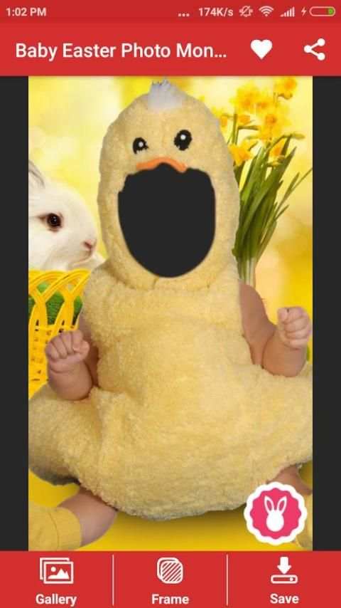 Baby Easter Photo Montage скриншот 1