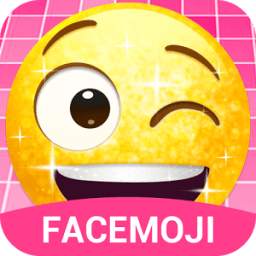 Glitter Emoji Sticker for Messenger