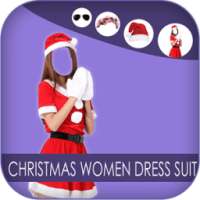 Christmas Women Dress Photo Editor on 9Apps