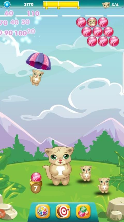 Bubble Cat Pop 7 تصوير الشاشة