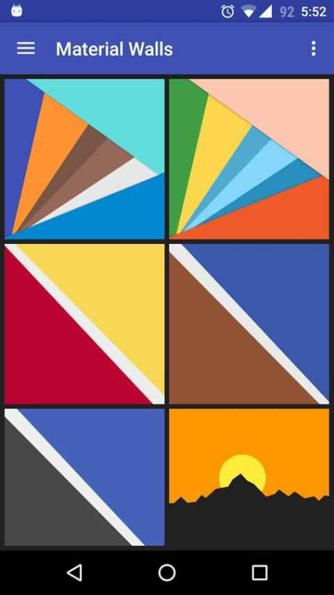 Material Wallpapers(Android M) स्क्रीनशॉट 8