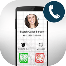 Caller Screen : Sketch Theme icon