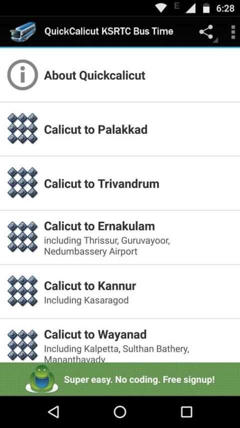 QuickCalicut KSRTC Bus Time screenshot 3