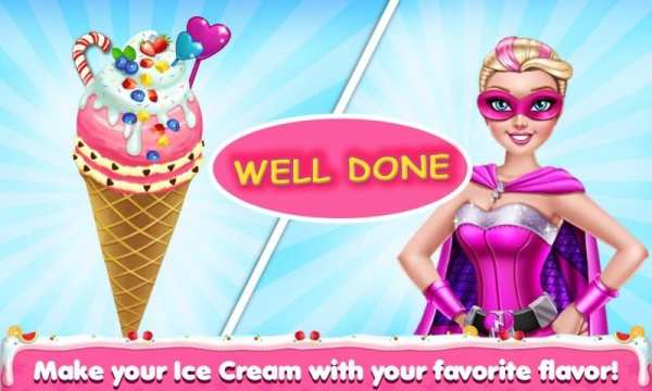 Princess Barbi Ice Cream Maker-Cooking Game скриншот 1