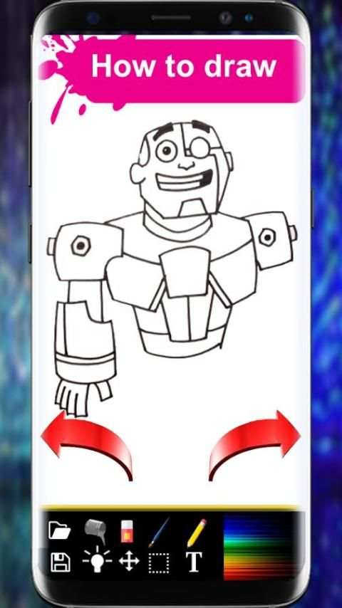 How to Draw Teen Titans Step by Step screenshot 1