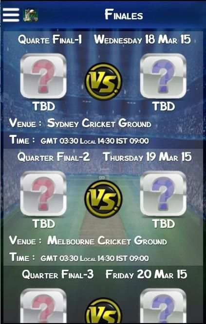 cricket world cup 2015 screenshot 3