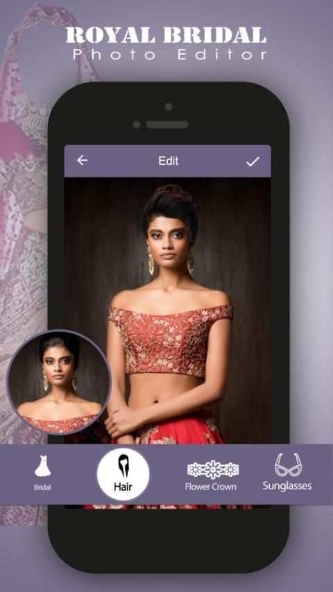 Royal Bridal Photo Editor screenshot 1